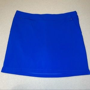 Greg Norman Royal Blue Golf Skort